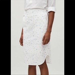 COS textured pencil skirt